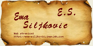Ema Šiljković vizit kartica